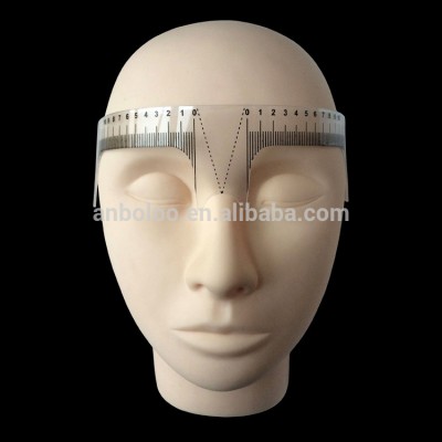 Flexible ruler for eyebrow extension colorful eyebrow callipers for eyebrow shaping