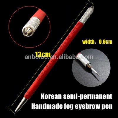 New design fog eyebrow pencil for semi permanent makeup manual eyebrow microblading pen