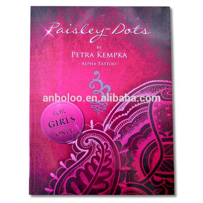 Hot selling chinese tattoo book printing with low price