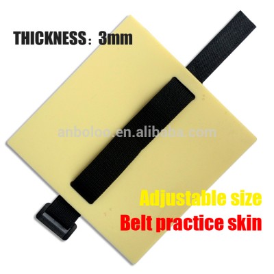 Blank rubber tattoo practice skin with belt for arm permanent makeup practice fake skin