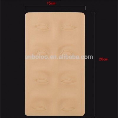 Silicone eyebrow practice skins for embroidery begginers